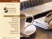Tablet Screenshot of monteithfinancial.com